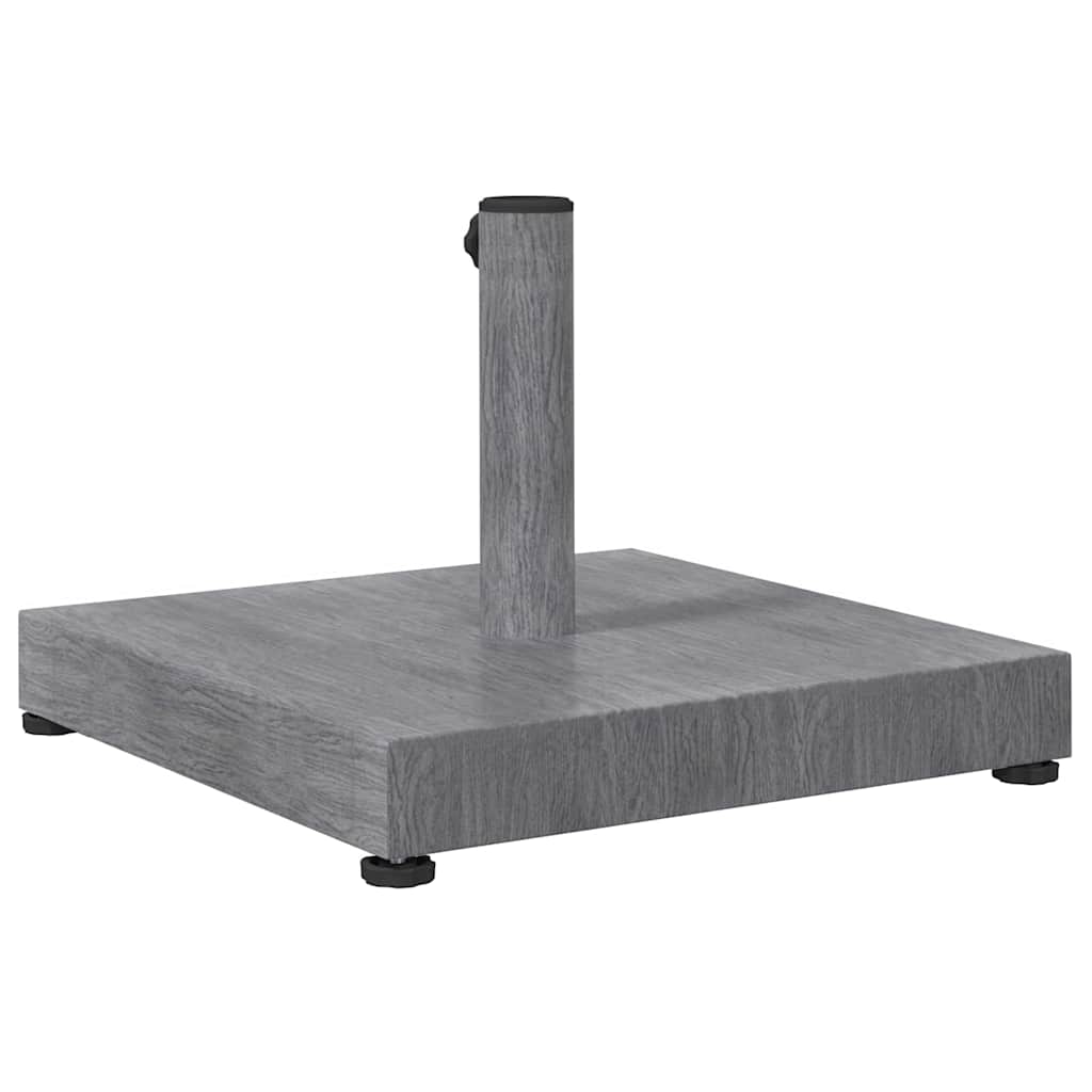 Base per Ombrello da Esterno Aspetto legno grigio scuro