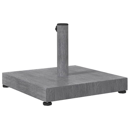 Base per Ombrello da Esterno Aspetto legno grigio scuro