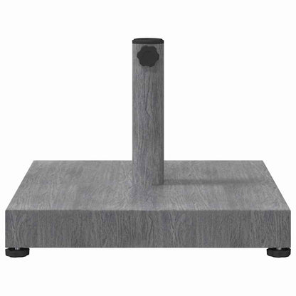 Base per Ombrello da Esterno Aspetto legno grigio scuro