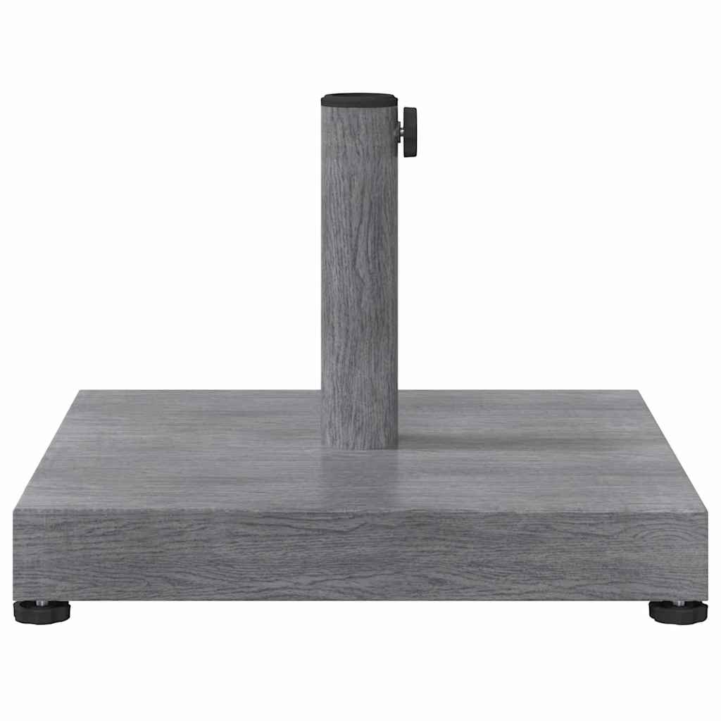 Base per Ombrello da Esterno Aspetto legno grigio scuro