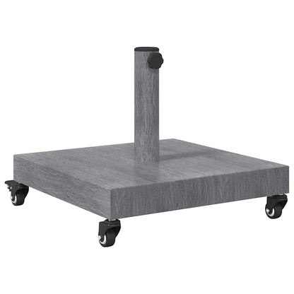 Base per Ombrello da Esterno Aspetto legno grigio scuro