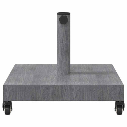 Base per Ombrello da Esterno Aspetto legno grigio scuro