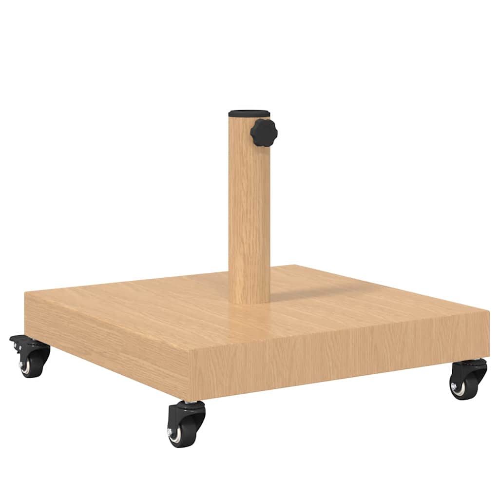 Base per Ombrello da Esterno Legno chiaro 45 x 45 x 31.5 cm
