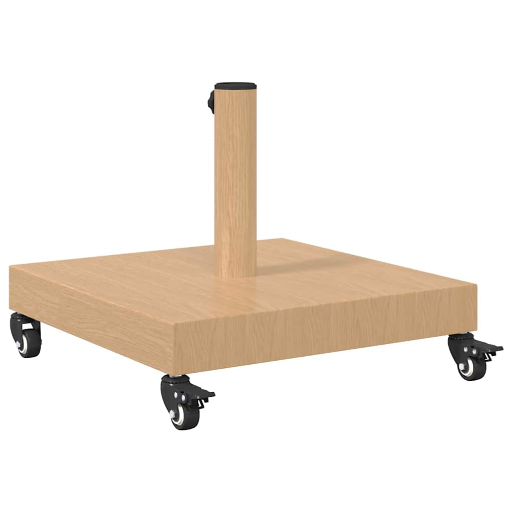 Base per Ombrello da Esterno Legno chiaro 45 x 45 x 31.5 cm