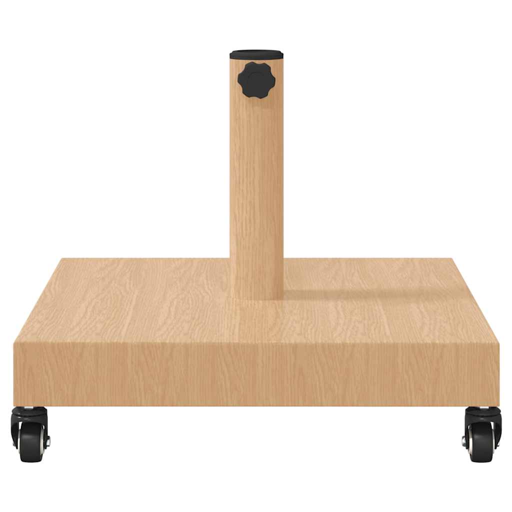 Base per Ombrello da Esterno Legno chiaro 45 x 45 x 31.5 cm