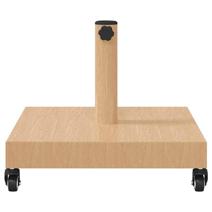 Base per Ombrello da Esterno Legno chiaro 45 x 45 x 31.5 cm