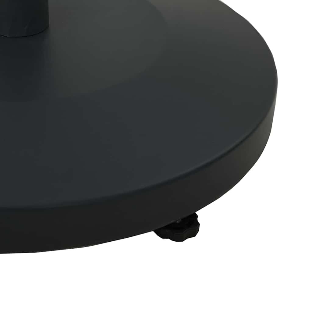 Base per Ombrello da Esterno Regolabile Nero 48 x 48 x 32 cm