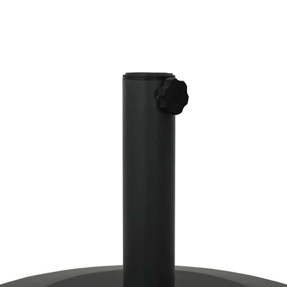 Base per Ombrello da Esterno Regolabile Nero 48 x 48 x 32 cm