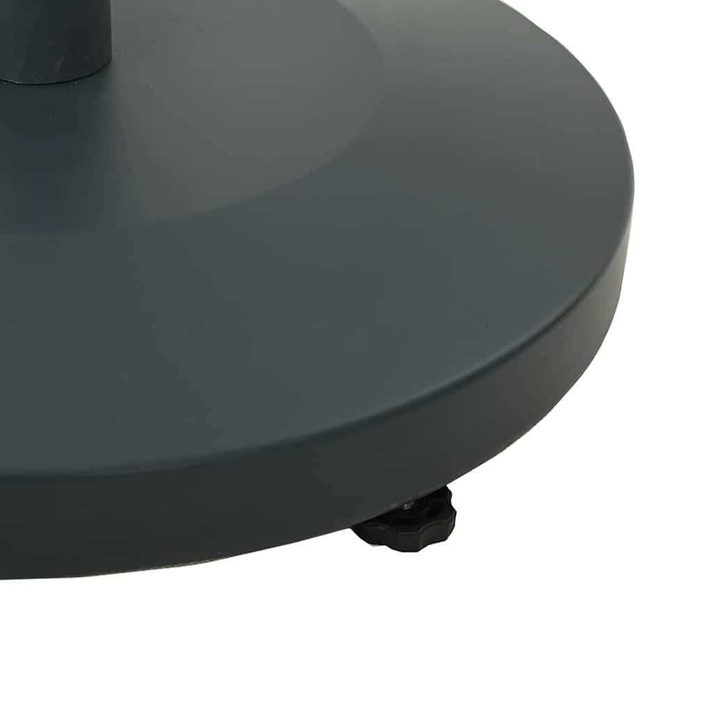 Base per Ombrello da Esterno Grigio scuro 48 x 48 x 32 cm