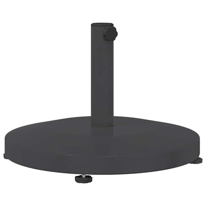 Base per Ombrello da Esterno Grigio scuro 48 x 48 x 32 cm