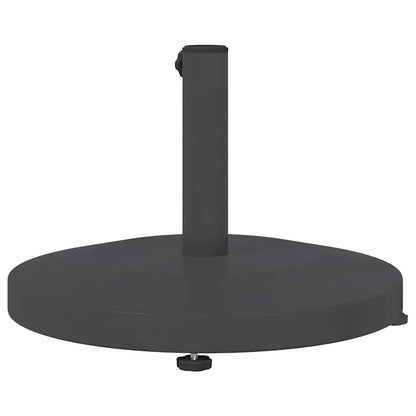 Base per Ombrello da Esterno Grigio scuro 48 x 48 x 32 cm