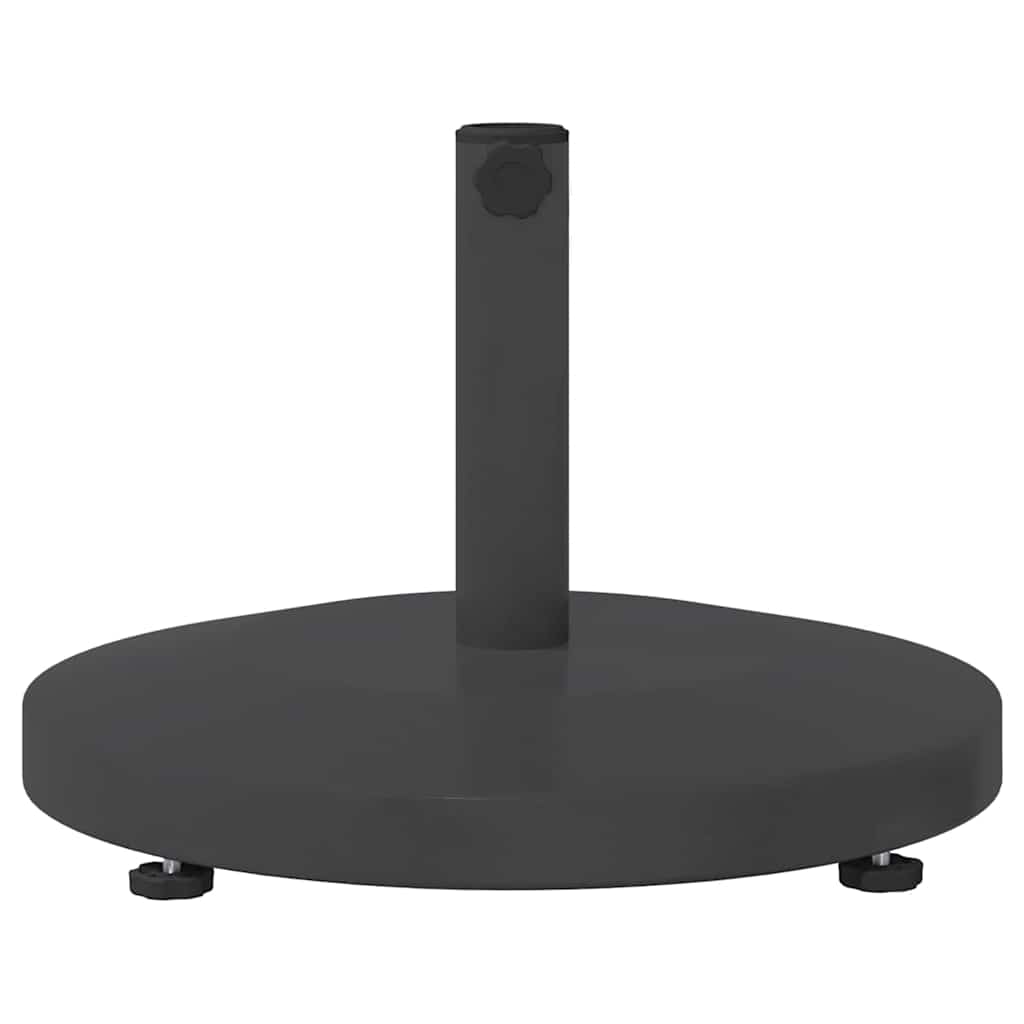 Base per Ombrello da Esterno Grigio scuro 48 x 48 x 32 cm