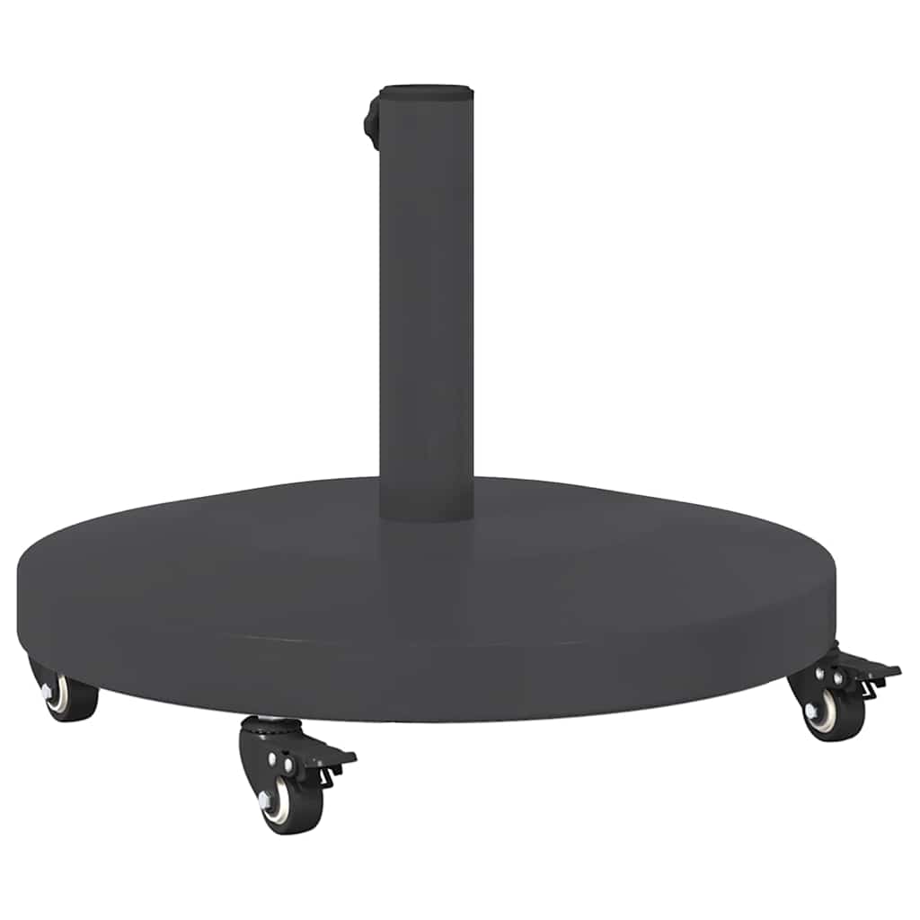 Base per Ombrello da Esterno Grigio scuro 48 x 48 x 32 cm