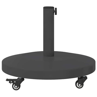 Base per Ombrello da Esterno Grigio scuro 48 x 48 x 32 cm