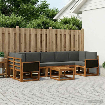 Set di divani da esterno con cuscino 6 pcs