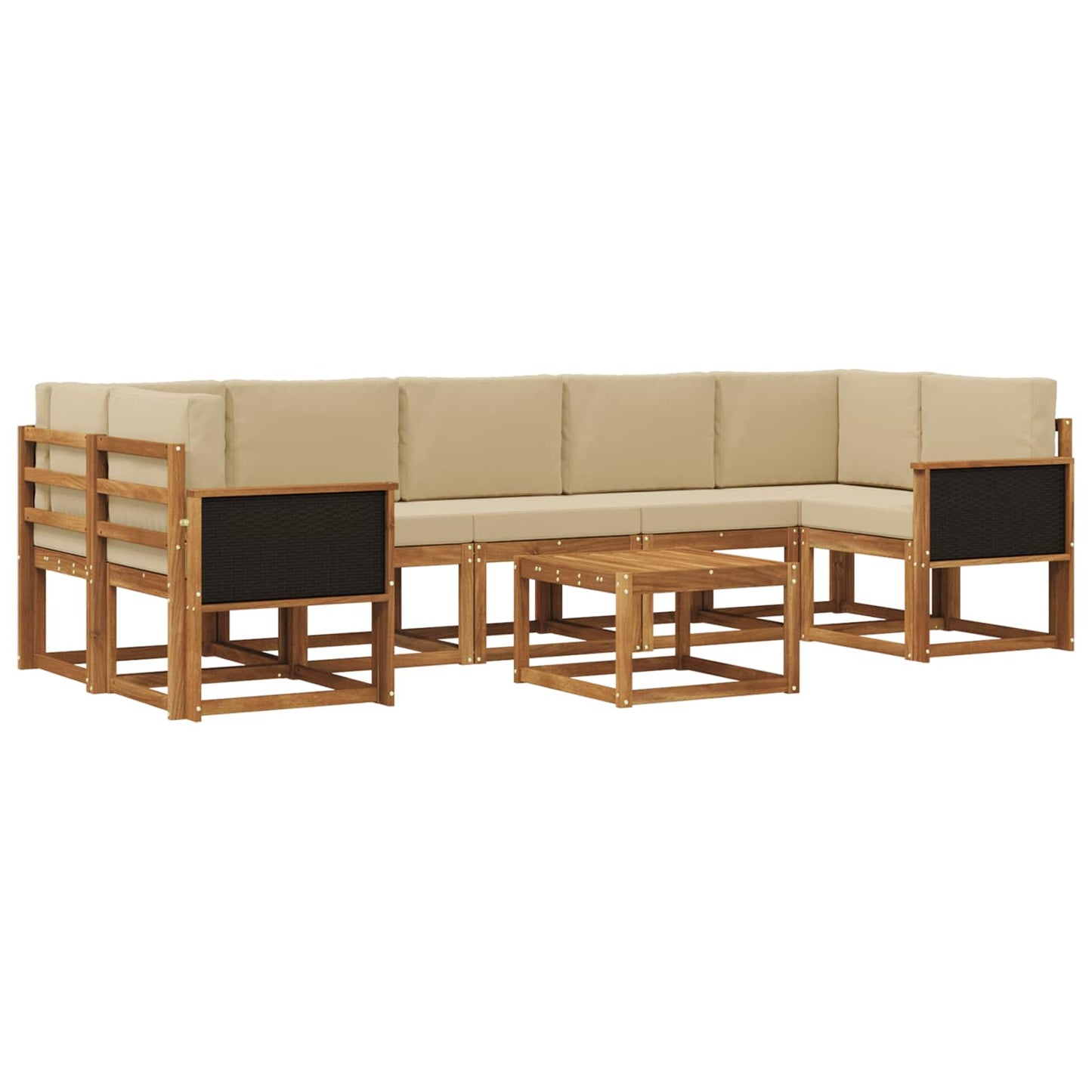 Set di divani da esterno 6 pz