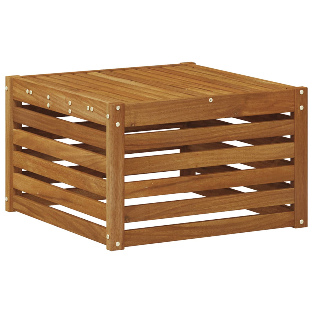 Set di divani da esterno 6 pz Naturale Legno di Acacia Massello - homemem39