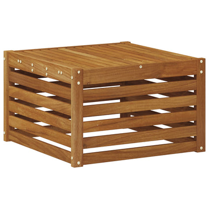Set di divani da esterno 6 pz Naturale Legno di Acacia Massello - homemem39