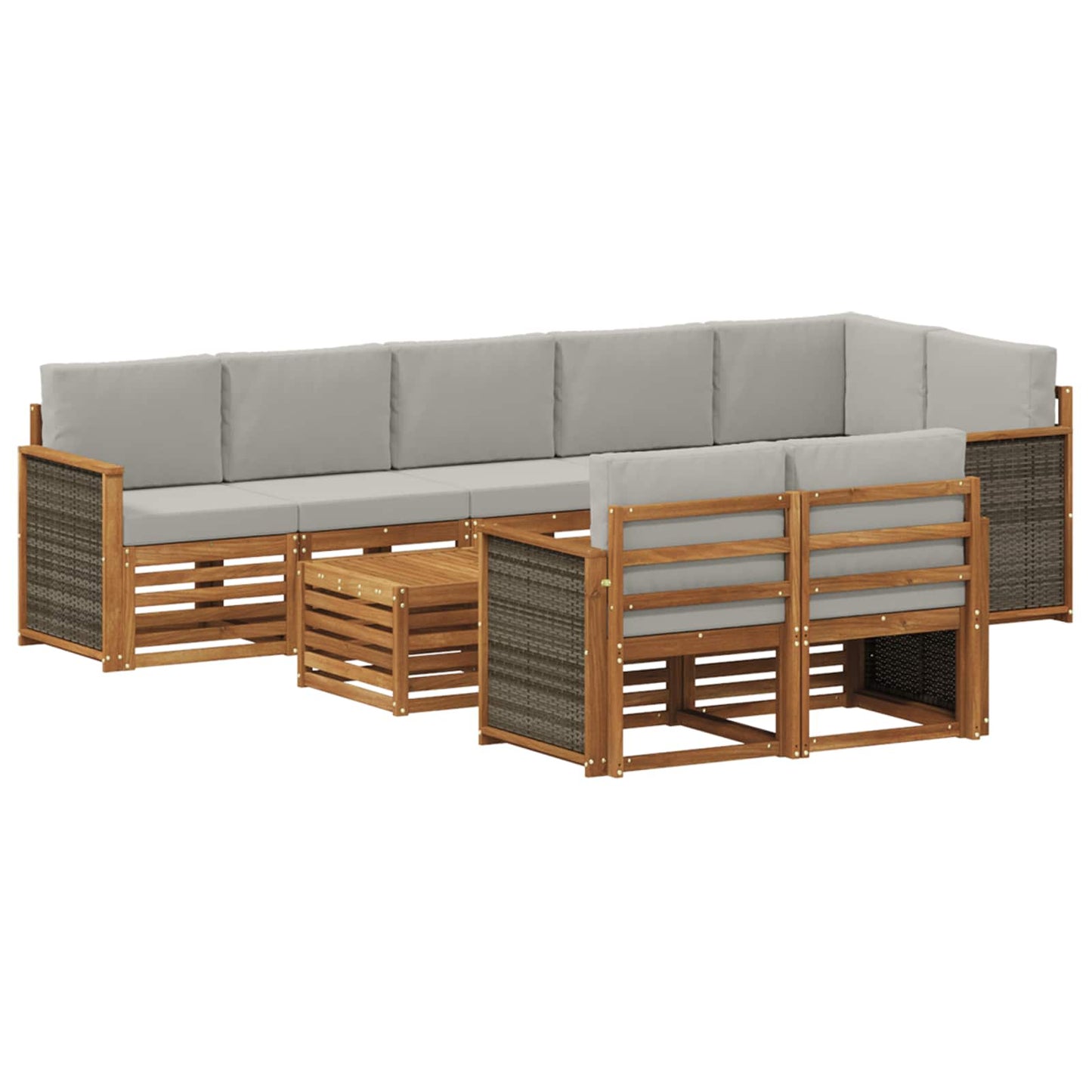 Set divani Legno di Acacia Massello