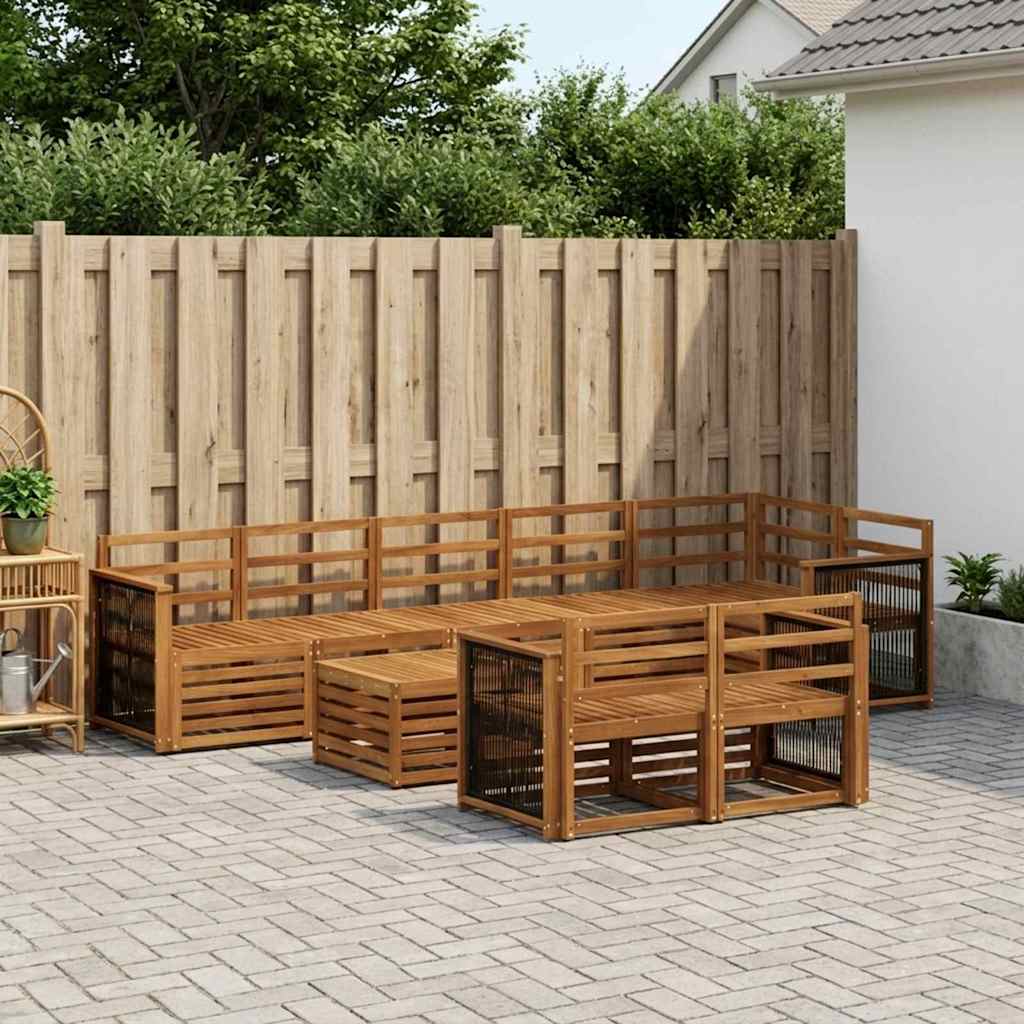 Set divani Legno di Acacia Massello