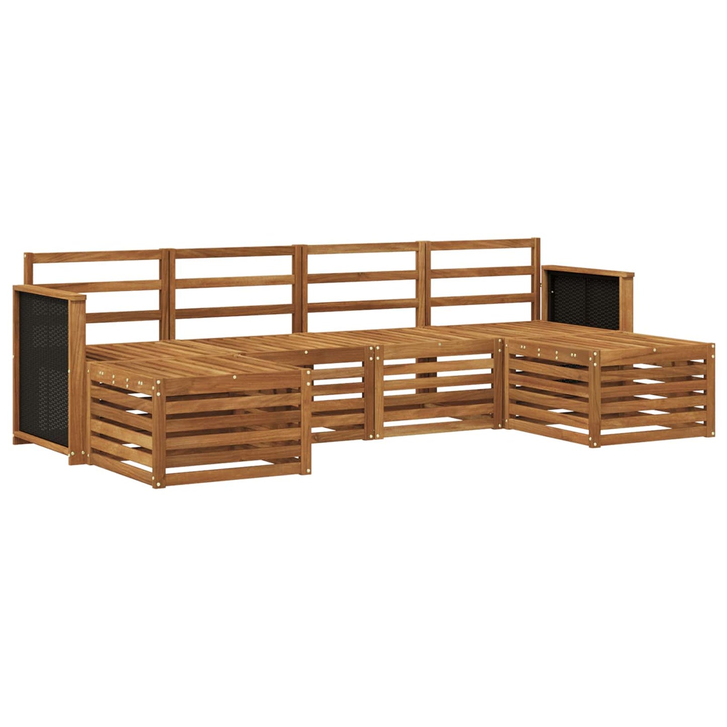 Set divani Legno di Acacia Massello