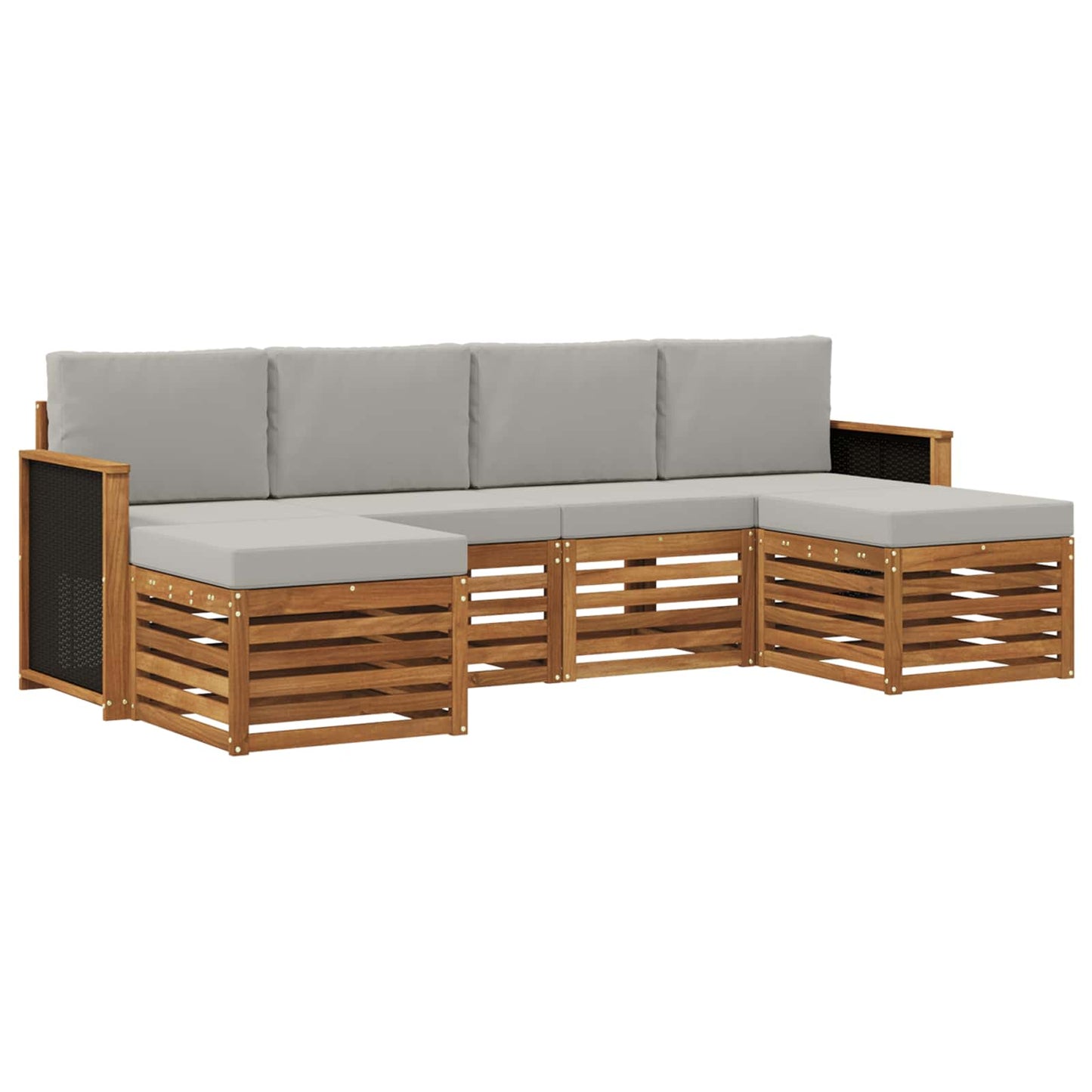 Set divani Legno di Acacia Massello