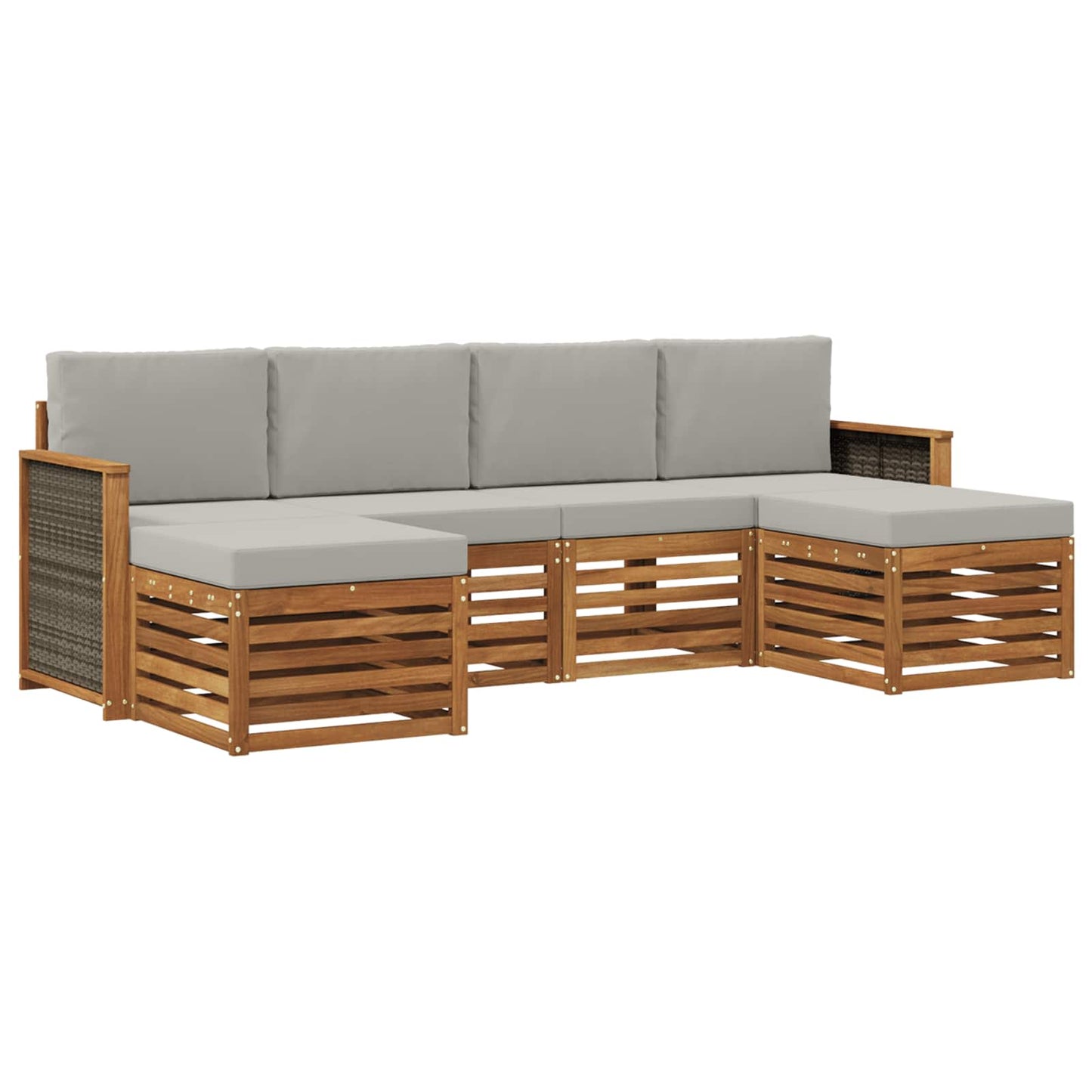 Set divani Legno di Acacia Massello