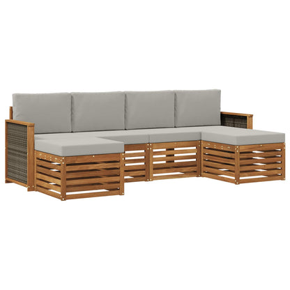 Set divani Legno di Acacia Massello