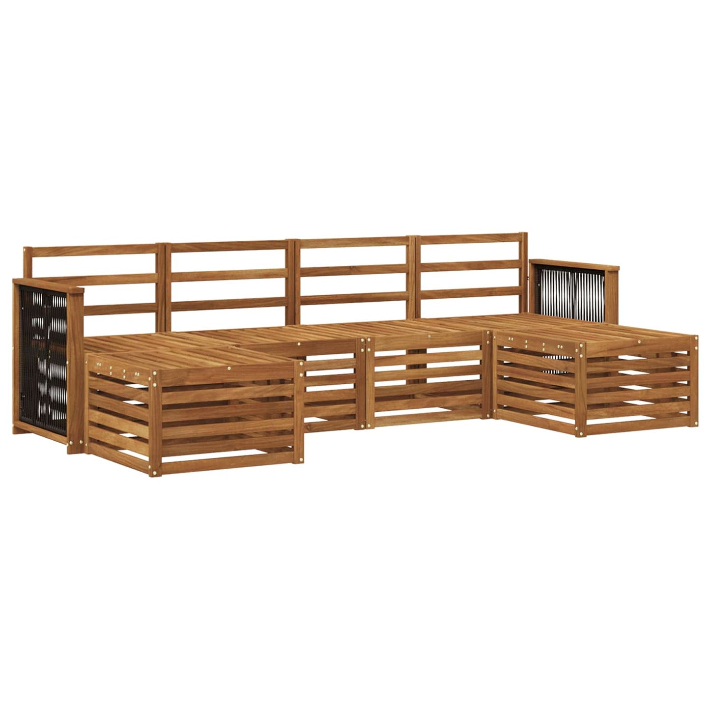 Set divani Legno di Acacia Massello
