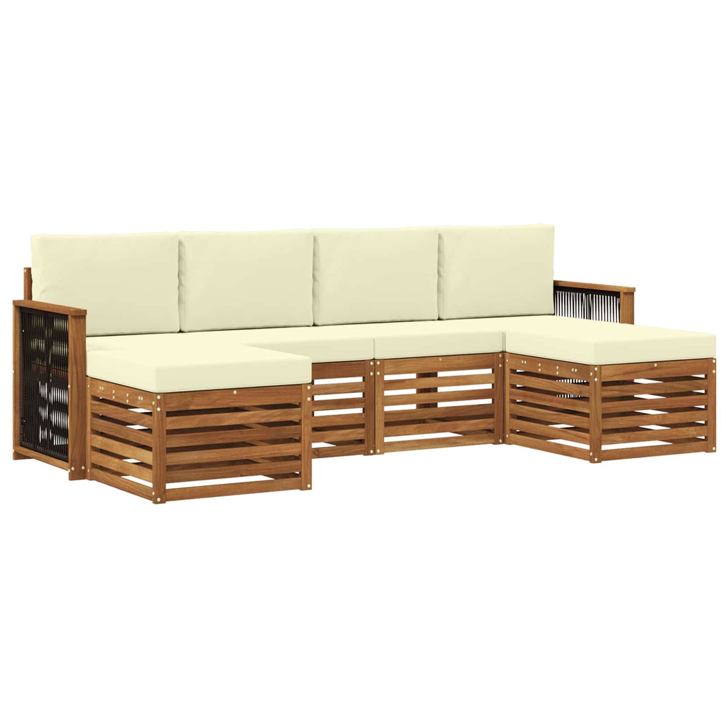 Set divani Legno di Acacia Massello