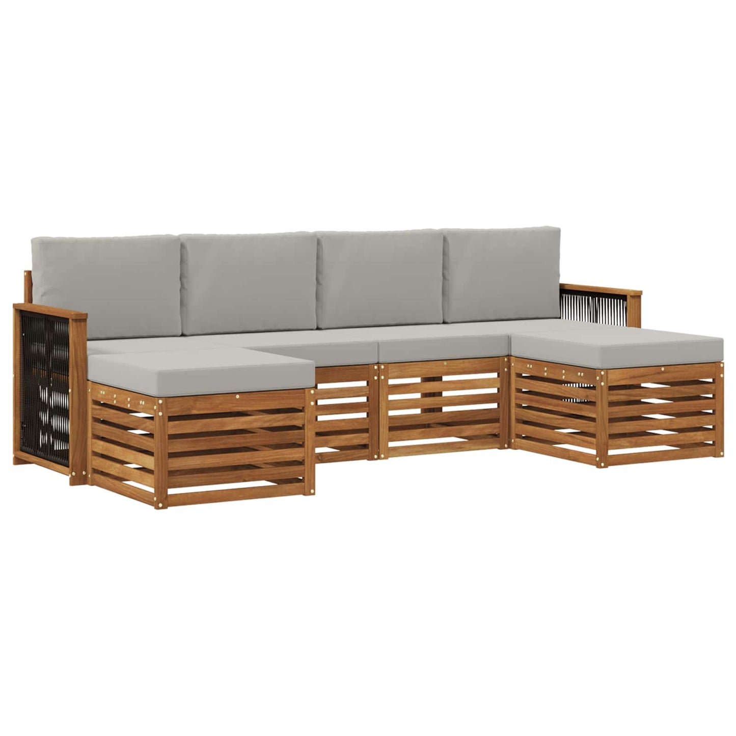 Set divani Legno di Acacia Massello