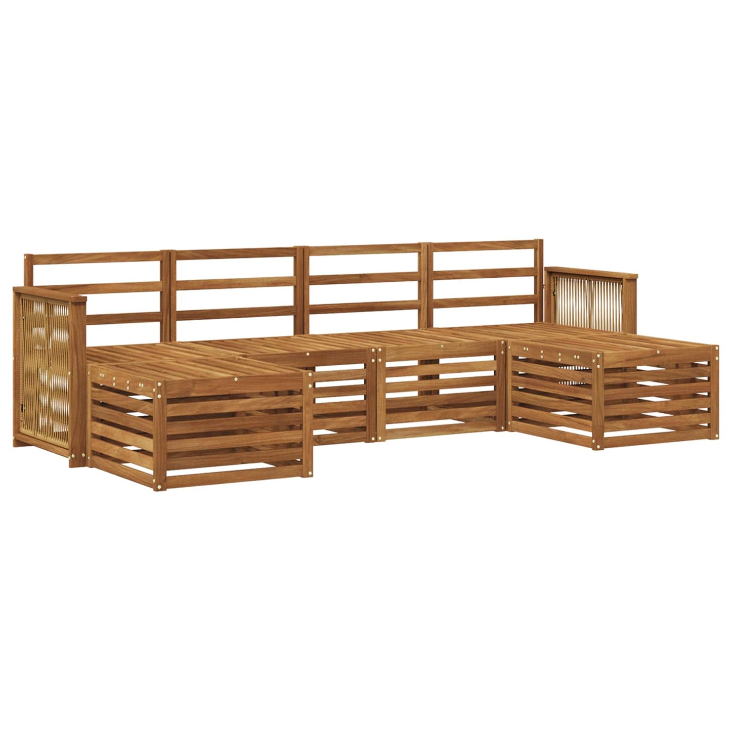 Set divani Legno di Acacia Massello
