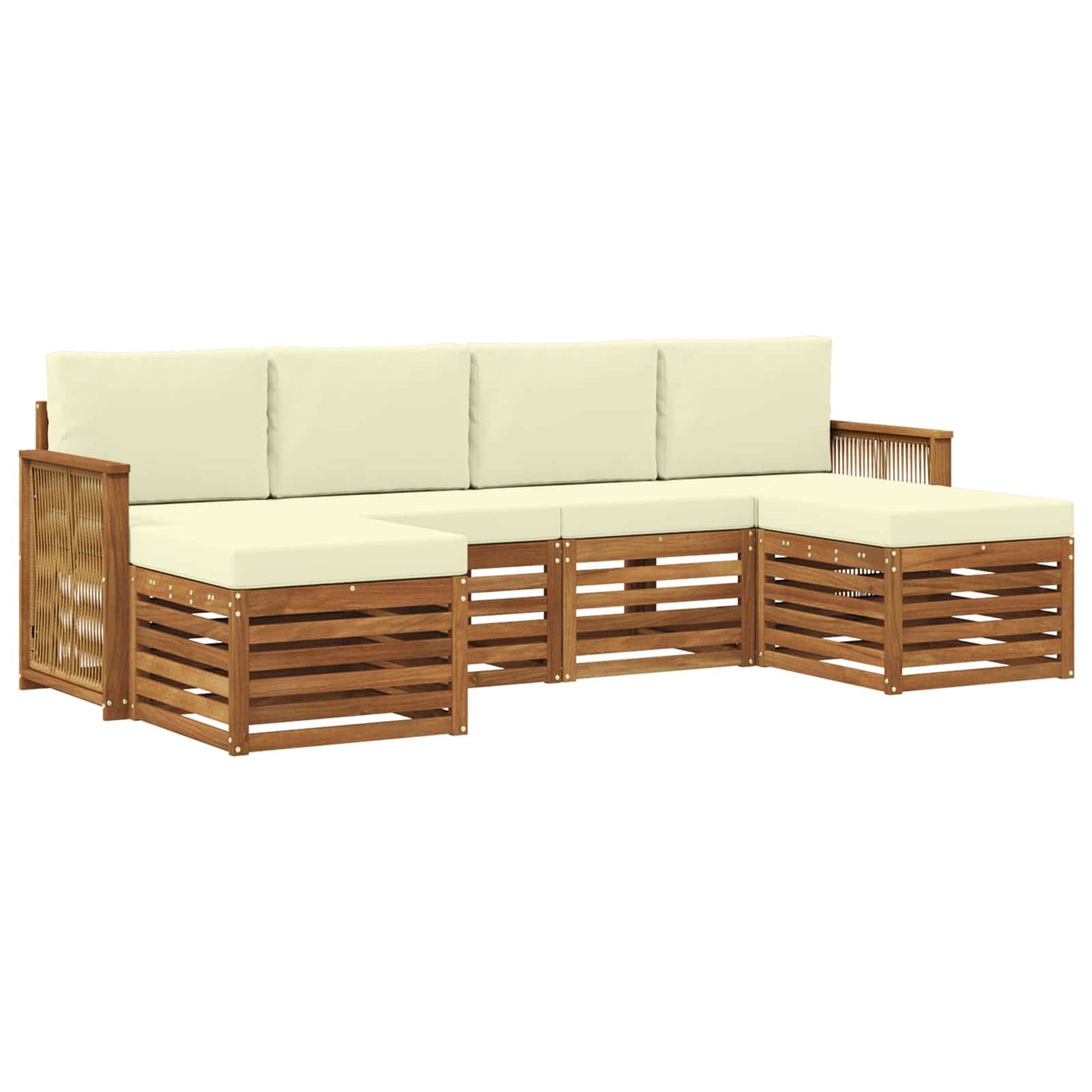 Set divani Legno di Acacia Massello
