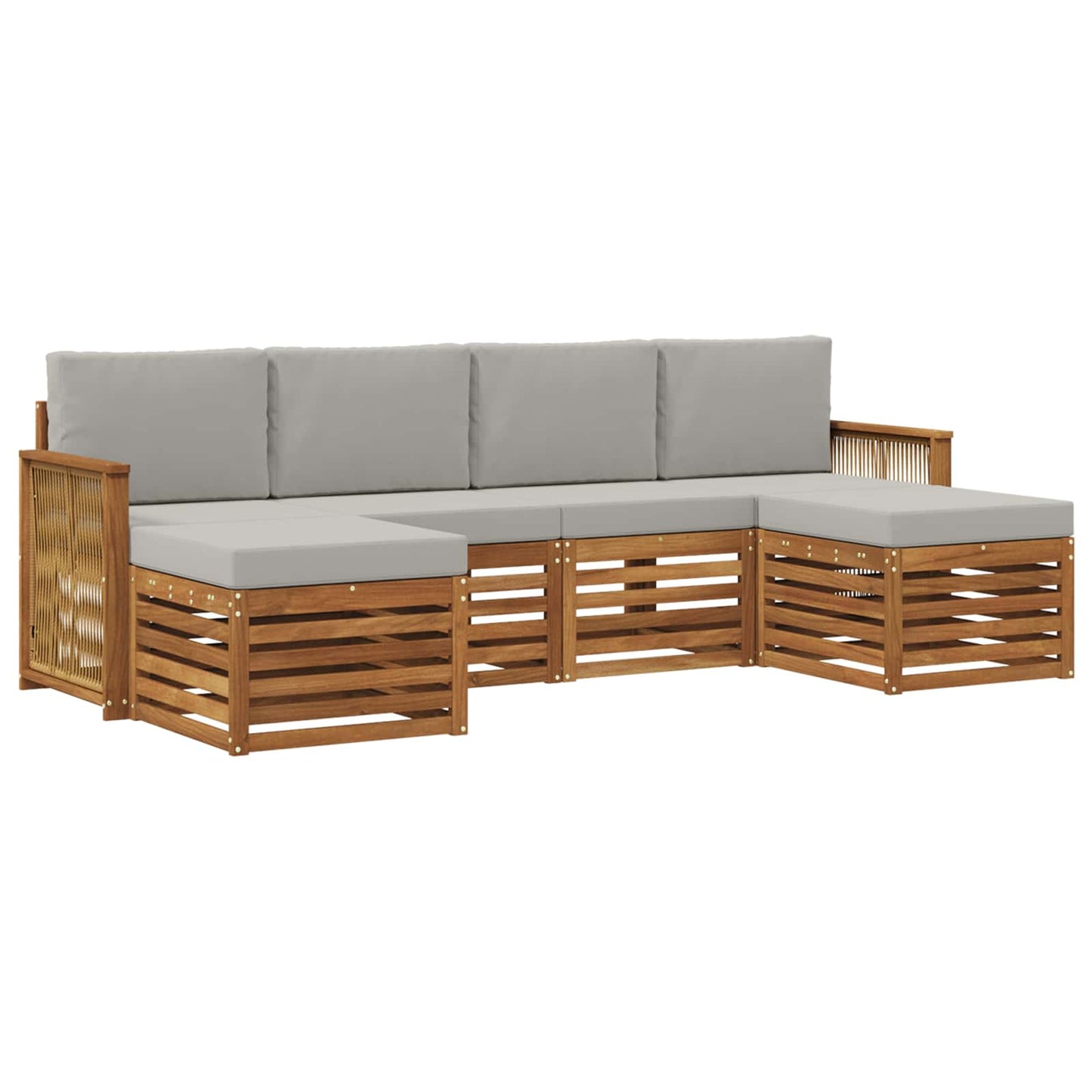 Set divani Legno di Acacia Massello