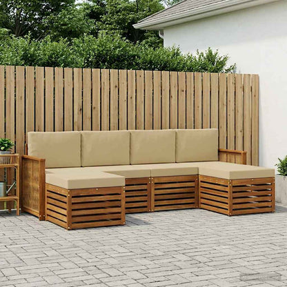 Set divani Legno di Acacia Massello