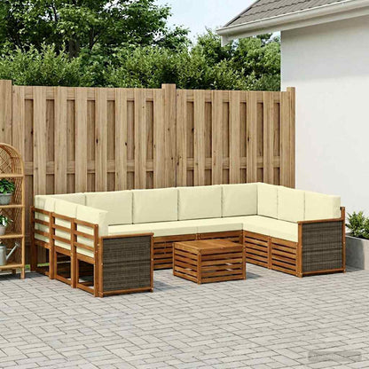 Set divani Legno di Acacia Massello