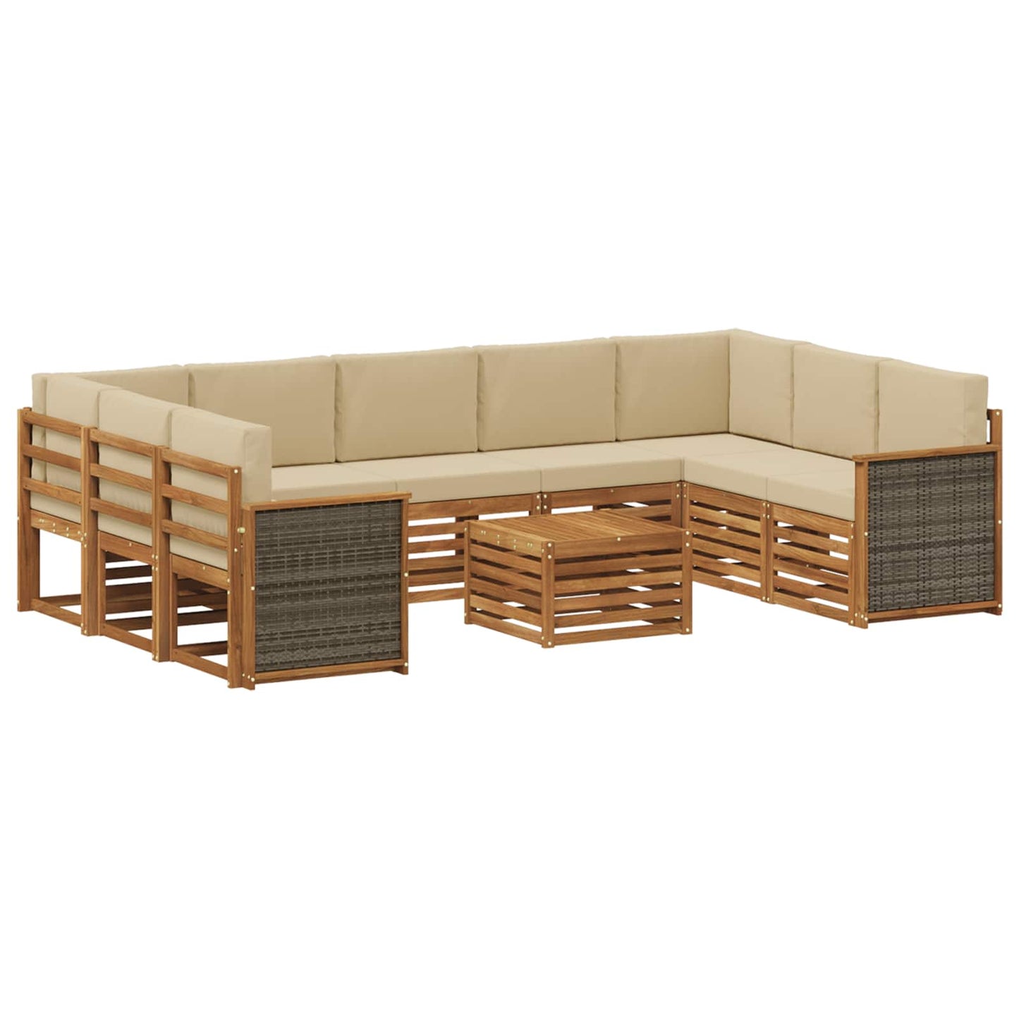 Set divani Legno di Acacia Massello