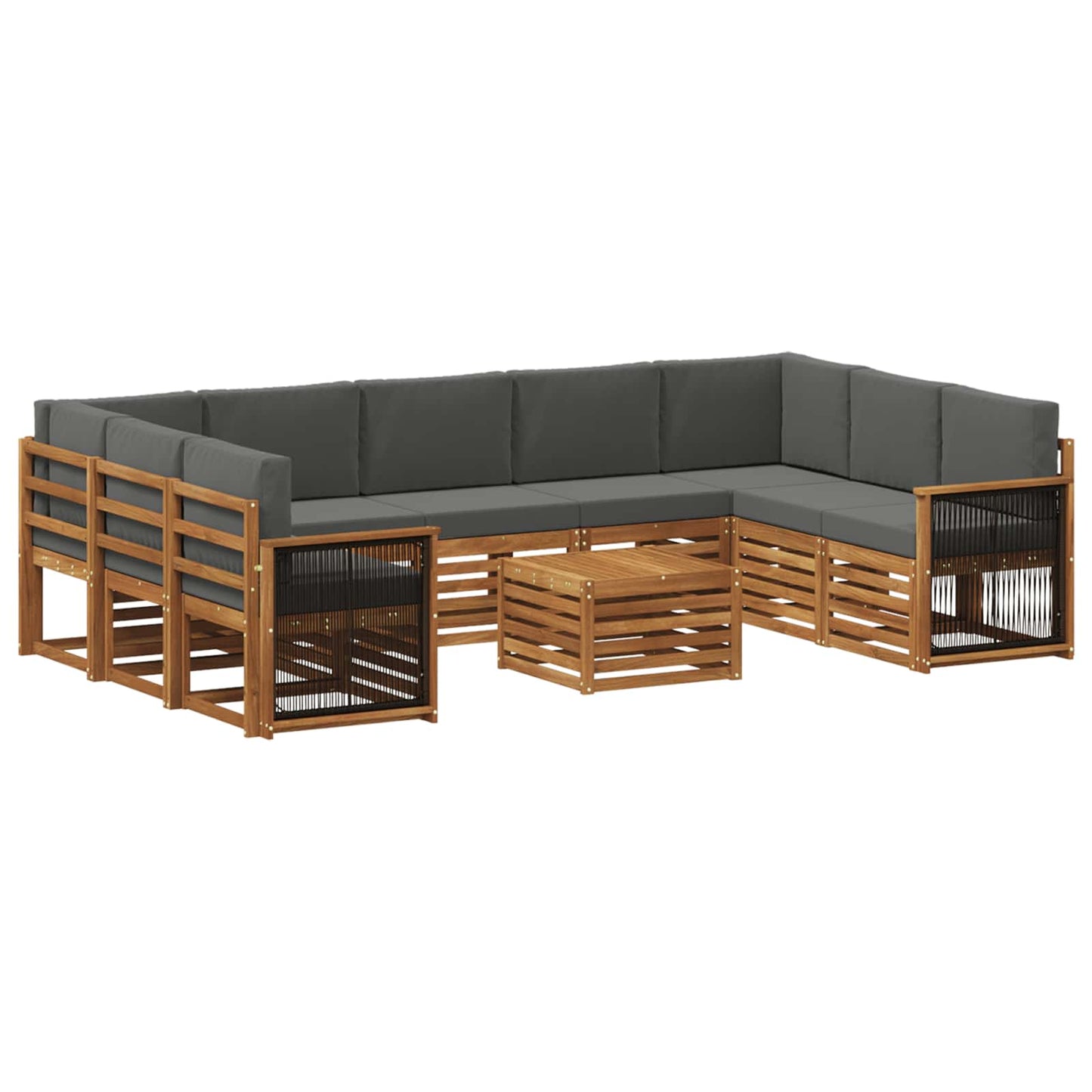 Set divani Legno di Acacia Massello