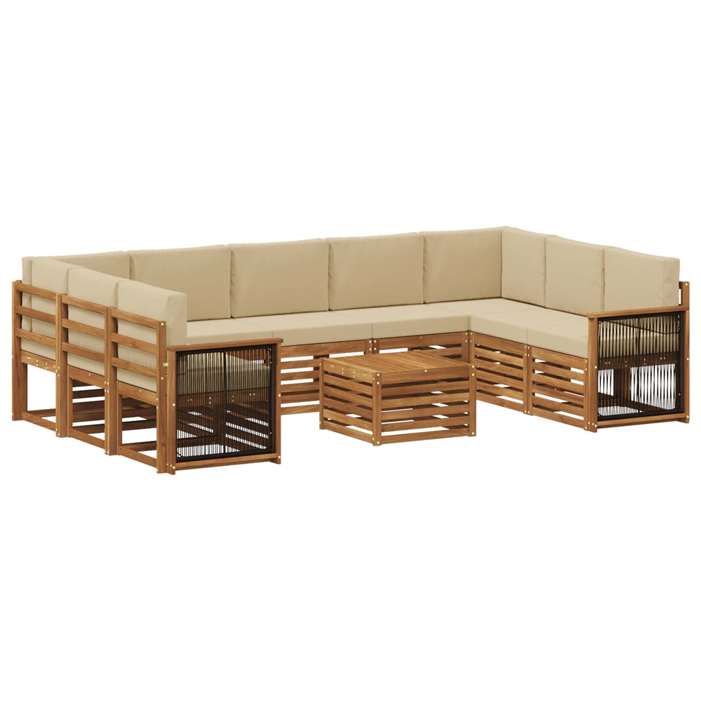 Set divani Legno di Acacia Massello