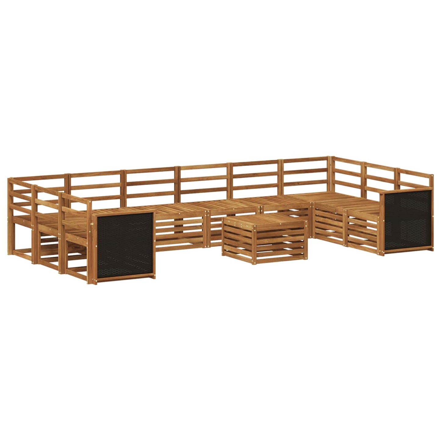 Set di divani da esterno 8 pcs Naturale
