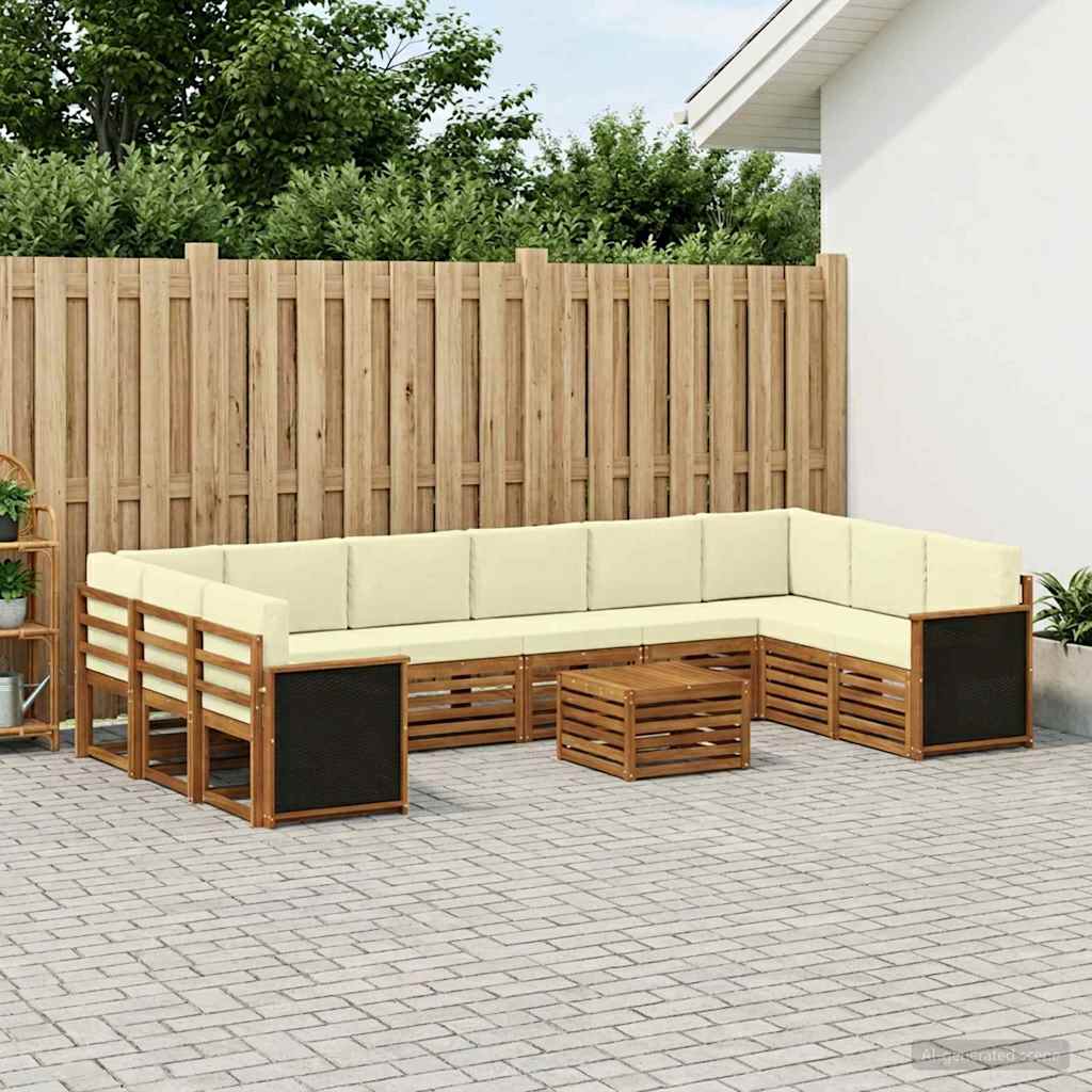 Set di divani da esterno 8 pcs