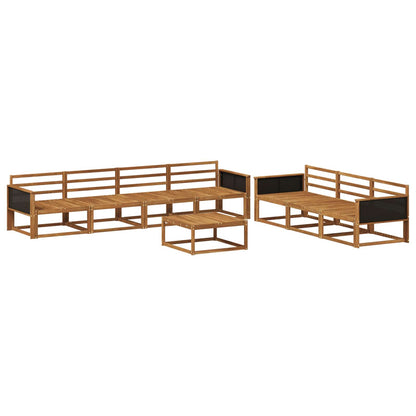 Set di divani da esterno 8 pcs Naturale