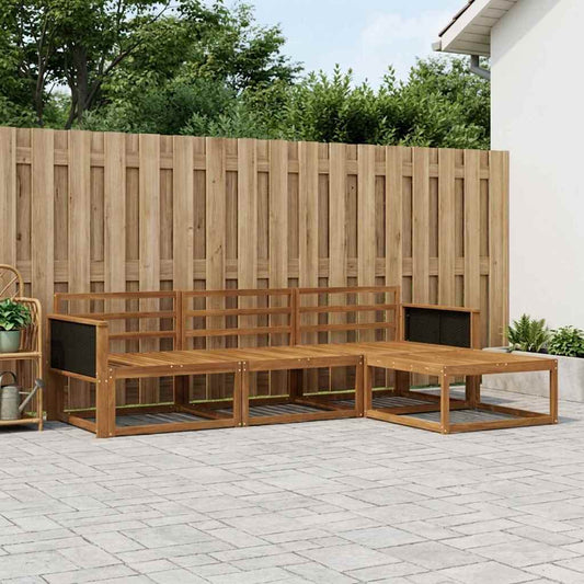 Set di divani da esterno 4 pcs Naturale | homemem39