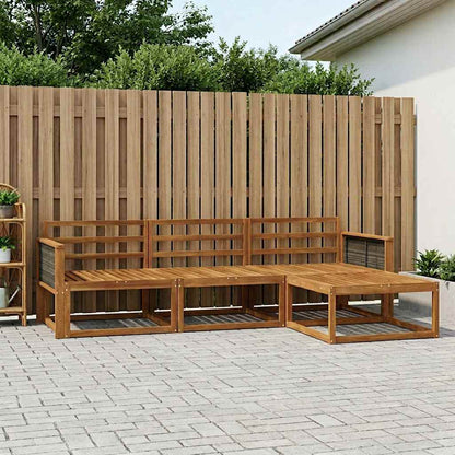 Set di divani da esterno 4 pcs Naturale | homemem39