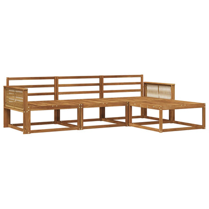 Set di divani da esterno 4 pcs Naturale | homemem39