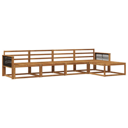 Set di divani da esterno 5 pcs Naturale | homemem39
