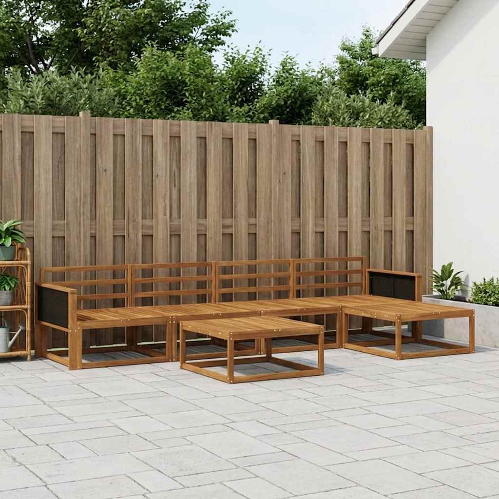 Set di divani da esterno 6 pcs Naturale | homemem39