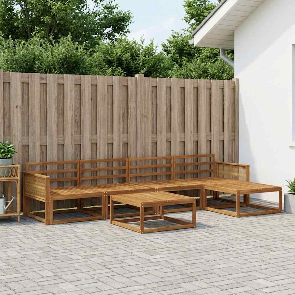 Set di divani da esterno 6 pcs Naturale | homemem39