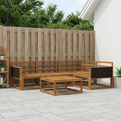Set di divani da esterno 5 pcs Naturale | homemem39