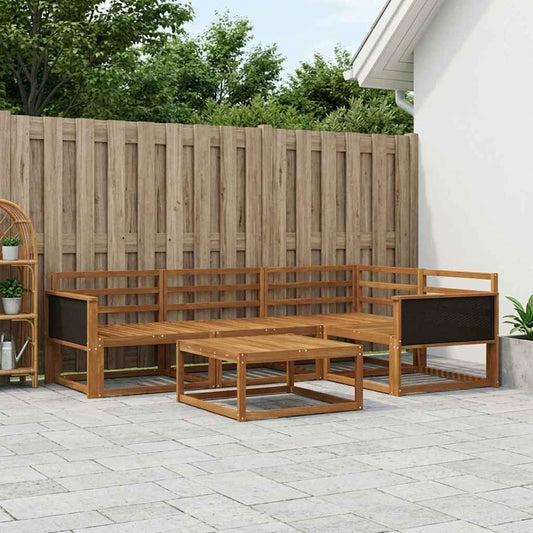 Set di divani da esterno 5 pcs Naturale | homemem39
